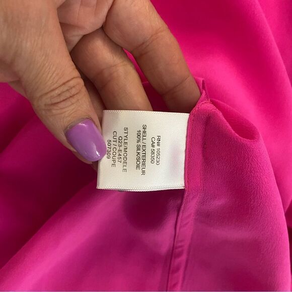 Equipment 100% silk sleeveless blouse, S - Picture 7 of 7